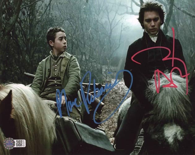 Johnny Depp Signed Photo