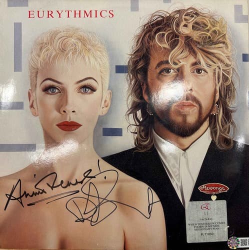 Eurythmics Revenge Signed Vinyl