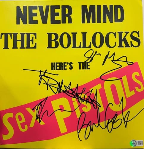 Sex Pistols Never Mind the Bollocks, Here's the Sex Pistols Signed Vinyl