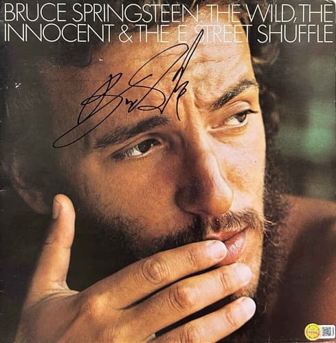 Bruce Springsteen The Wild, the Innocent & the E Street Shuffle Signed Vinyl