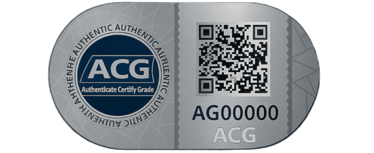 ACG sticker with qr code